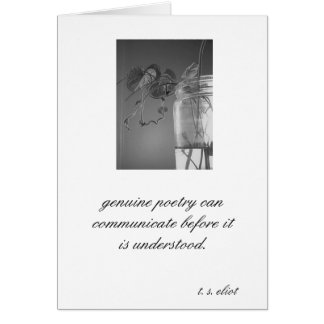 "Poesía auténtica… T.S. Eliot