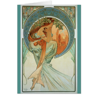 Poesía de Alfons Mucha - arte Nouveau