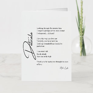 Poesía de Poema de Amor Delicado