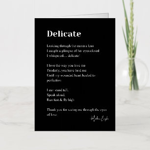 Poesía de Poema de Amor Delicado