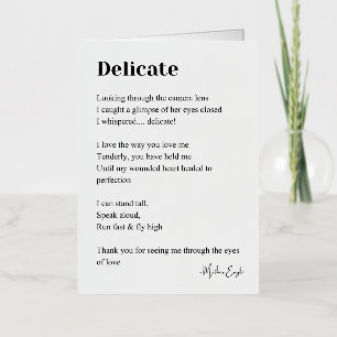 Poesía de Poema de Amor Delicado