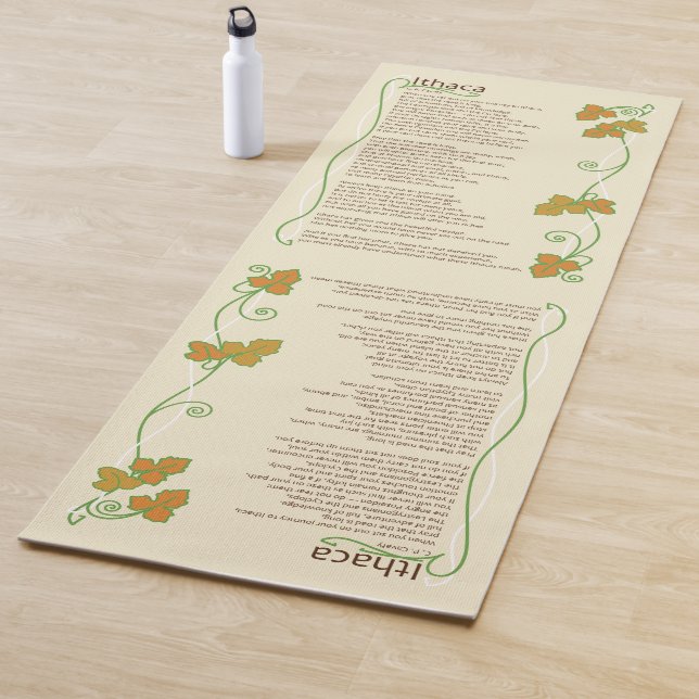 Poesía inspiradora Ithaca Yoga Mat (In situ)