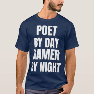 Poeta Por Día Jugador Por Camiseta De Noche