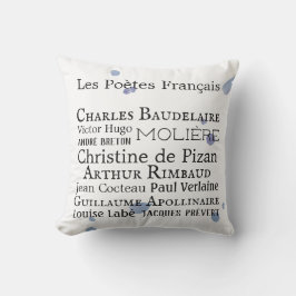 Poetas franceses almohada exterior