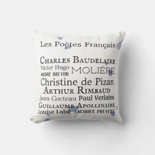 Poetas franceses almohada exterior