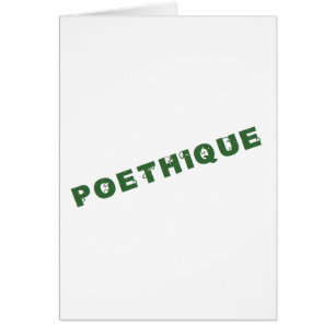 poéthique verde
