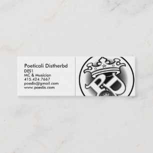 Poeticali Distherbd, tarjeta de la bujía métrica