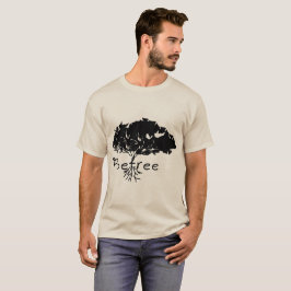 Poetree/la camiseta básica de los hombres