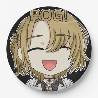 ¡Pog! Platos de Papel Chibi - Luca Kaneshiro Fanar