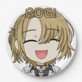 ¡Pog! Platos de Papel Chibi - Luca Kaneshiro Fanar