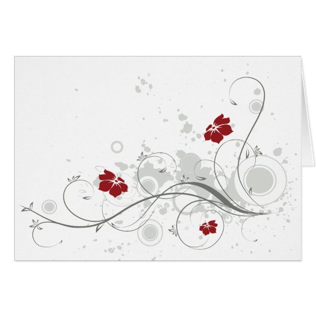 Poinsettias rojas (Anverso (Horizontal))
