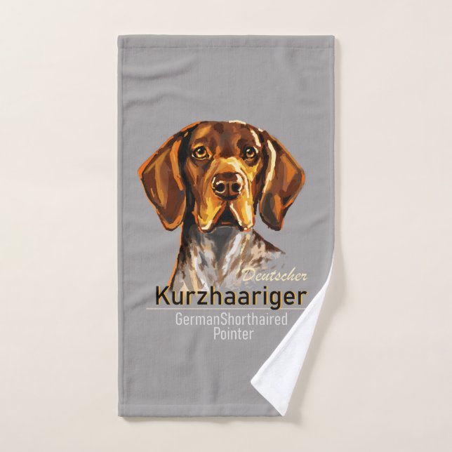 Pointer Kurzhaar (Toalla de mano)