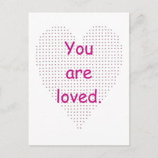 Pointillismo Corazón que te encantan las postales