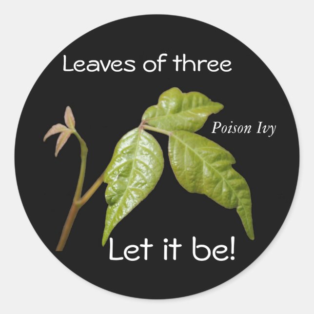 Poison Ivy pegatina (Anverso)