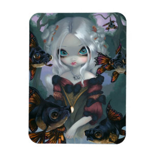 "Poissons imán de la flexión de Yeux Les