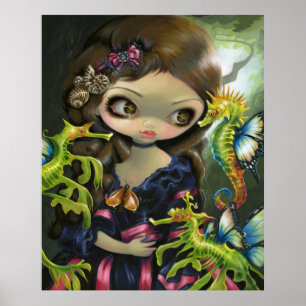 Poissons Volants: Seahorse de la IMPRESIÓN del