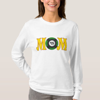 Póker que juega la camiseta de la mamá