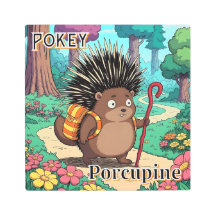 Pokey Porcupine | El arte de la guardería de una P