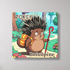 Pokey Porcupine | El arte de la guardería de una P