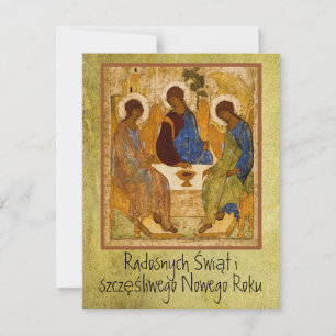 Polaco Wesołych Świąt Merry Christmas Rublev