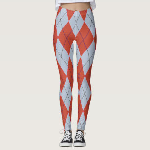 Polainas geométricas de los pantalones de Argyle