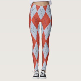 Polainas geométricas de los pantalones de Argyle