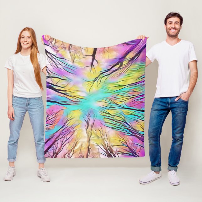 Polar A Través De La Manta De La Fleece Trees (In situ)