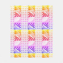 Amanecer nativo del suroeste en una manta de arcoi