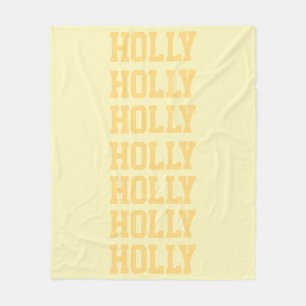 Polar Amarillo de la manta de preppy