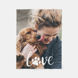 Polar Amo paw personalizado Imprimir manta de perro con 