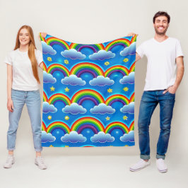 Polar Arcoiris de esperanza - Cosmosa manta de bebé