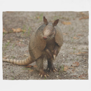 Polar Armadillo en la manta grande del paño grueso y