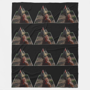 Polar Arte de Gallo Punteado en relieve, Manta de Fleece