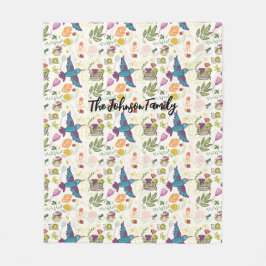 Polar Ave y suculentos de regalo de manta personalizada