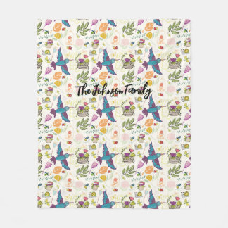 Polar Ave y suculentos de regalo de manta personalizada