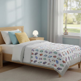 Polar Aves Personalizados caprichosas lanzan una manta