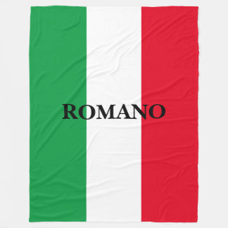 Polar Bandera italiana de la manta personalizado de gran