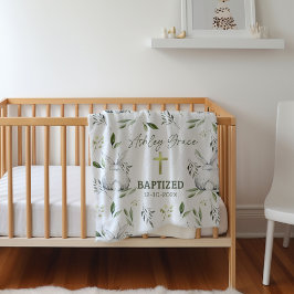 Polar Baptismo con cruz, manta de marionetas