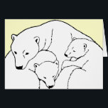 Polar Bear Art Cards Mother & Cub Art Card<br><div class="desc">Polar Bear Greeting Cards Invitations RSVP Cards Customizable Mother & Cubs Bear Art Party Invitations Mother's Day Polar Bear Cards Father's Day New Baby Bears RSVP Cards Personalized Polar Bear Birthday Cards Wildlife Art RSVP Greeting Cards Customizable Polar Bear Invitation & Cards For Men Women Kids Mom's & Dad's Cards...</div>