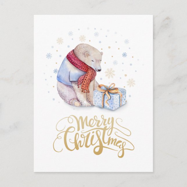 Polar Bear Feliz Navidad (Anverso)