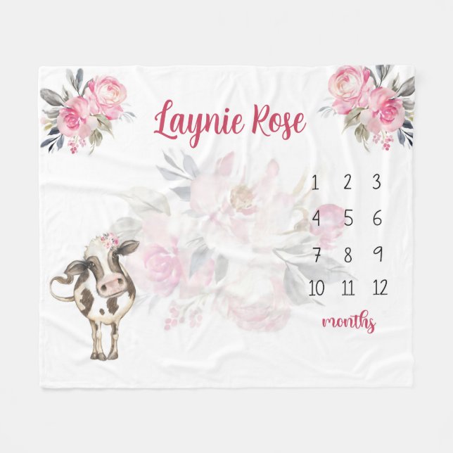 Polar Bebé personalizar, manta para bebé (Frente (Horizontal))