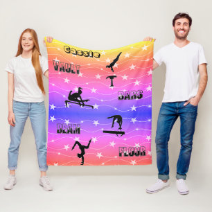Polar Bóveda de gimnasia, bares, vigas, manta de lana de