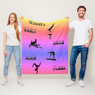 Polar Bóveda de gimnasia, bares, vigas, manta de lana de