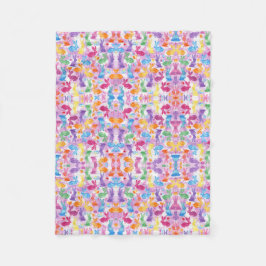 Polar Brillante y alegre manta de color azul conejo de P