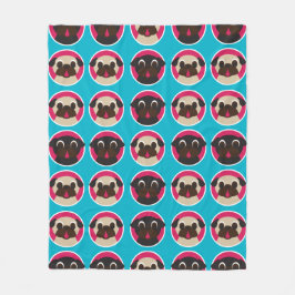 Polar Cabezas del barro amasado en la manta verde