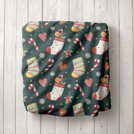 Polar Calcetines de Navidad personalizados Manta de felp