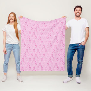 Polar Cáncer de mama, cinta rosada, manta de lazo de reg