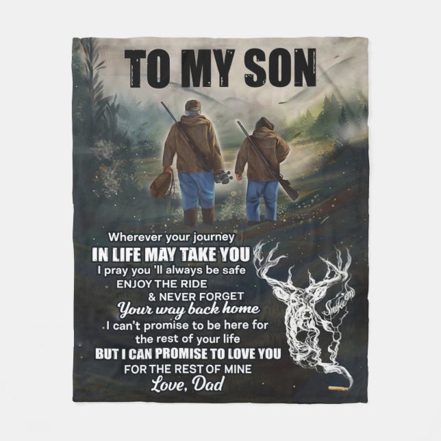 Polar Carta Personalizada A Mi Hijo De La Manta De Papá (Anverso)