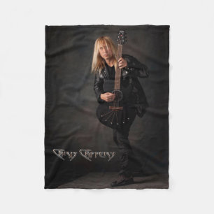 Polar Chris Caffery con una manta de guitarra babicz
