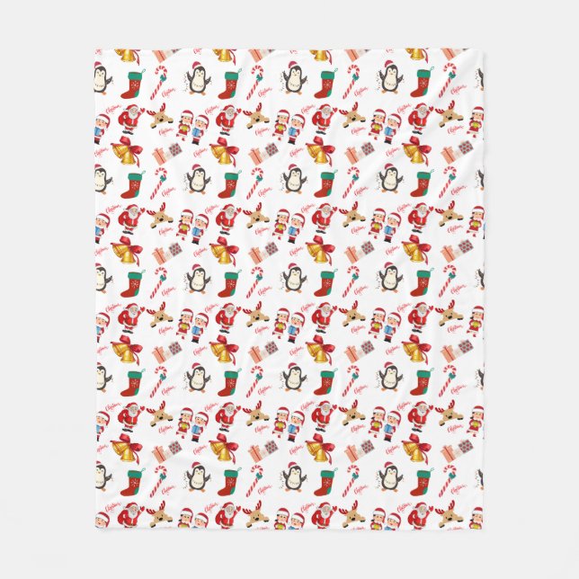 Polar Claus acogedor: Navidades acurrucan una manta (Anverso)